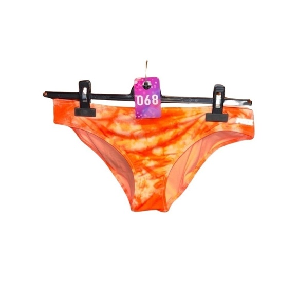 PINK Victoria's Secret Other - Victoria’s Secret PINK Sport Bikini Bottoms - Tie-Dye Orange (Size Large)